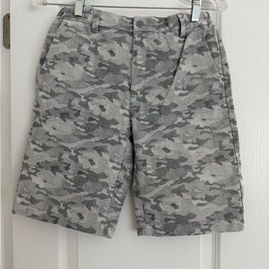 Gray Camouflage Boys Shorts